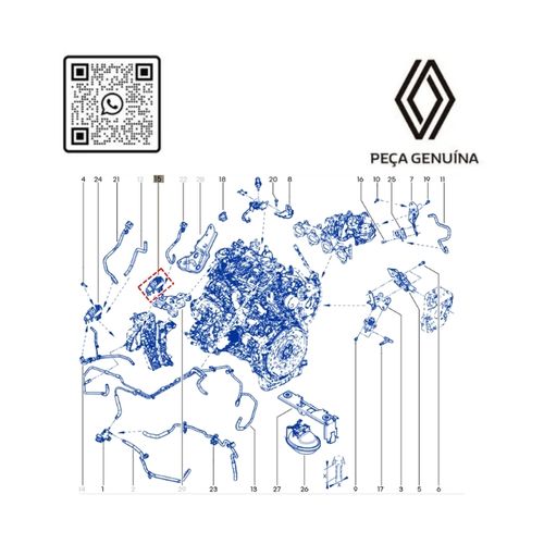 RN 790180 8200790180 VALVULA SOLENOIDE MASTER 2.3 16V M9T 13... - 5